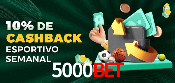 10% de bônus de cashback na 5000BET